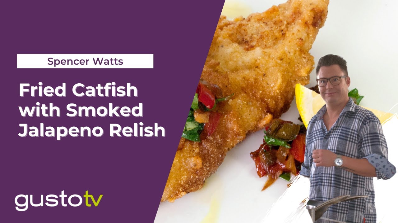 Fried Catfish with Smoked Jalepeno Relish | Fish the Dish