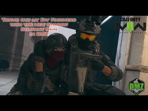 New Shadow Company skin - Favourite Finishing moves in DMZ