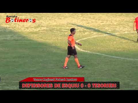 FEDERAL AMATEUR, Defensores de Esquiú 0 vs 0 Tesorieri