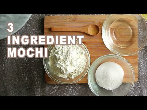HOW TO MAKE MOCHI AT HOME I 3 INGREDIENTS (under 10 minutes)