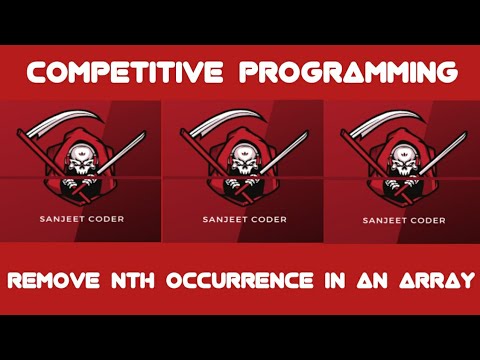 Competitive Programming | Remove Nth Occurrence of a Number in an Array