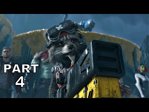 GUARDIANS OF THE GALAXY Walkthrough Gameplay Part 4 - THE COST OF FREEDOM (PS5)