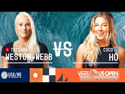 Tatiana Weston-Webb vs. Coco Ho - Semifinals, Heat 1 - Vans US Open 2017 (W)