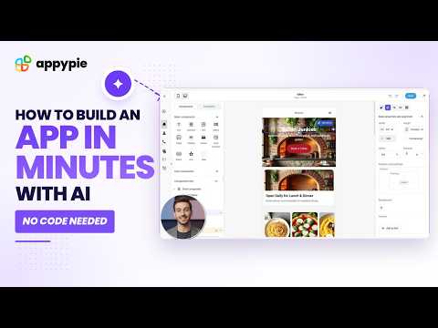 Build an App in Minutes with AI Appy Pie AI App Generator (No Code)