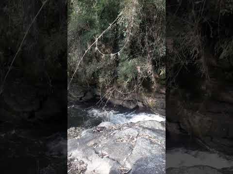 Riacho da Cachoeira das Sete Quedas em Gonçalves, Minas Gerais