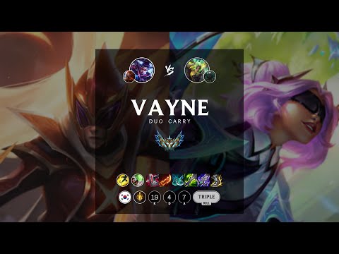 Vayne ADC vs Zeri - KR Challenger Patch 12.14