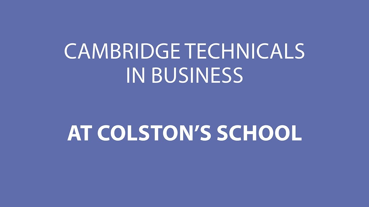 Cambridge Technicals in Business