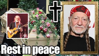 R.I.P. Country singer Willie Nelson, who passed away last night. Fans in tears.