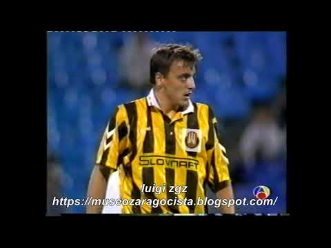 REAL ZARAGOZA - INTER BRATISLAVA RECOPA DE EUROPA 1995- 1996