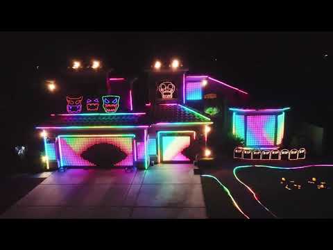 Richins Halloween Lights 2018 - This is Me