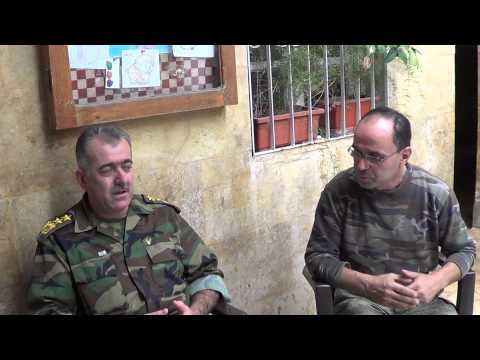 زيارة العقيد عبد الجبار العكيدي لكتائب السلام اول ايام العيد