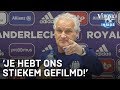 Dennis in discussie met Rutten op bezoek in Anderlecht | DENNIS - VERONICA INSIDE