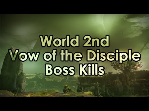 Destiny 2: World 2nd Vow of the Disciple Raid Boss Kills