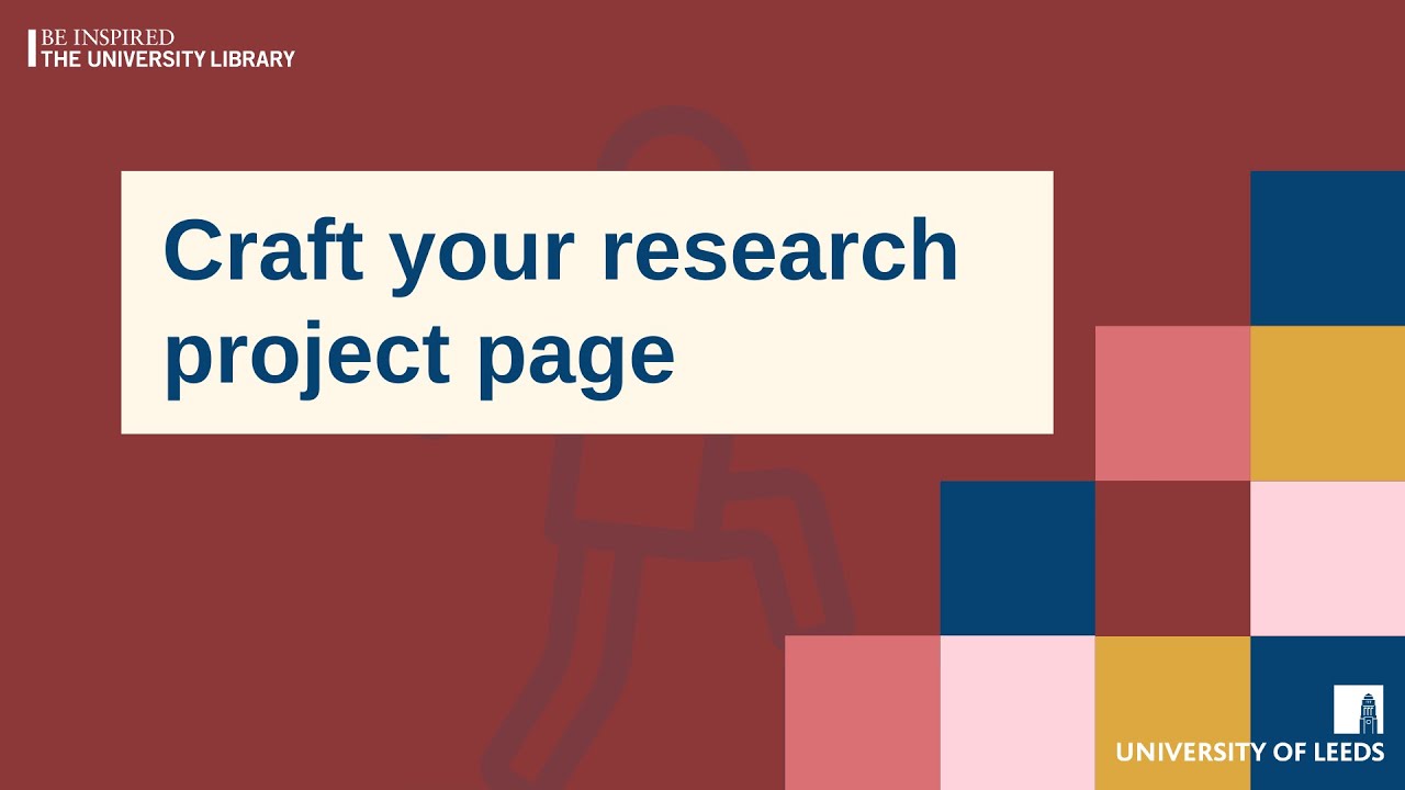 Craft your research project page