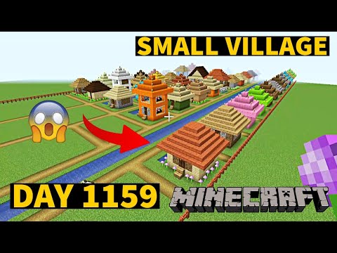 HU Smart Gamer - I build Small Village in Minecraft Creative mode 2023 Day 1159