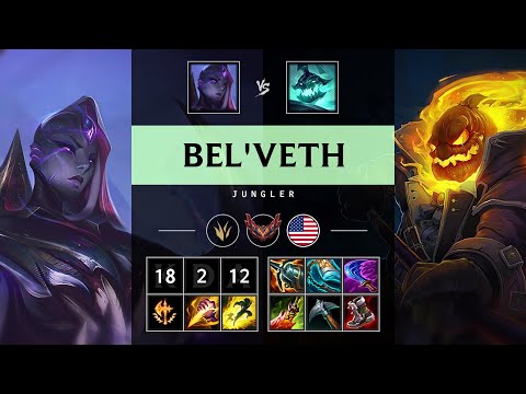 Bel'Veth Jungle vs Hecarim: Dominating - NA Grandmaster Patch 14.20