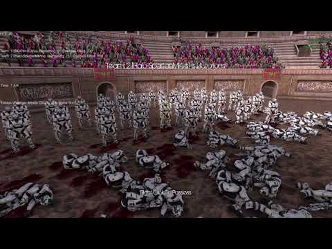 DOOMGUY VS. MASTER CHEIF Ultimate Epic Battle Simulator 5 round match