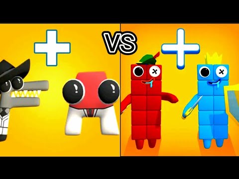 Merge Letter ABC Run, vs Merge Cube Number: Color Block  New Game 🔥🔥🔥🔥🔥 #mergealphabetlore