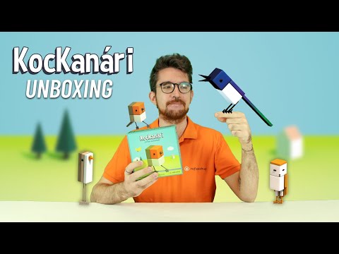 KocKanári társasjáték  UNBOXING - reflexshop