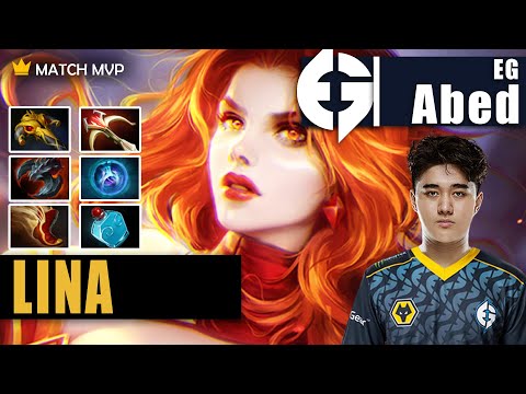 Lina Mid | EG.Abed | ABED DESERVES A BETTER TEAM - OPERATION #FREEABED | 7.32c Gameplay Highlights
