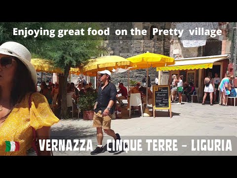 🇮🇹Vernazza Italy, Sammer Walk Tour Street Food Cinque Terre, Liguria