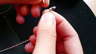 How to open a ball chain
