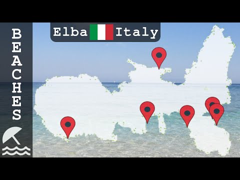 Elba Island - Italy | The most beautiful beaches | Panoramic video and map