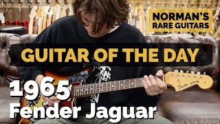 Video thumbnail for Guitar of the Day: 1965 Fender Jaguar Sunburst | Norman's Rare Guitars by Normans Rare Guitars