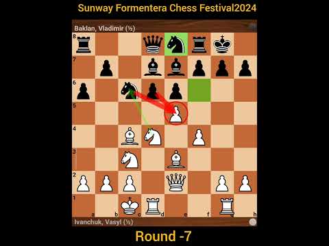 Sunway Formentera Chess Festival 2024 Vladimir Baklan vs Vasyl Ivanchuk
