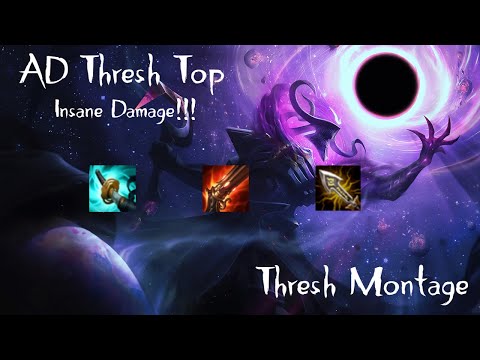 AD Thresh Top! - Thresh Montage - Insane Damage! (2020)