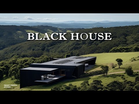 The BLACK HOUSE : Beskid Sądecki's Architectural Jewel | ARCHITECTURE DESIGN CONCEPT
