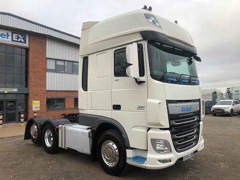 DAF XF106 SUPER SPACE *EURO 6* TAG AXLE 6X2 TRACTOR UNIT 2014 - DX64 UXW