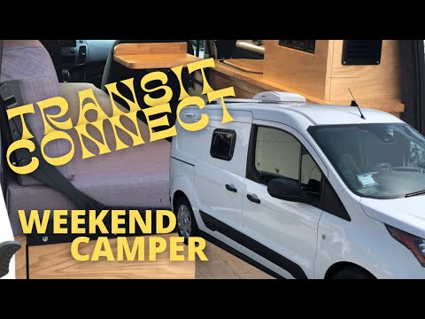 Weekend Camper Ford Transit Connect Micro built for one and a small dog!