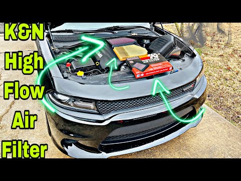 2019 Dodge Charger RT High Flow Air Filter | K&N High Flow Air Filter | Mopar Or No Car