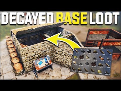 THE LUCKIEST RUST DECAYED BASE FIND GAVE CRAZY JACKPOT LOOT WIPE DAY - Rust Survival Gameplay|S19-E1