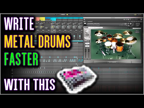 Write Metal Drums FASTER with THIS! #MetalDrums #Howto