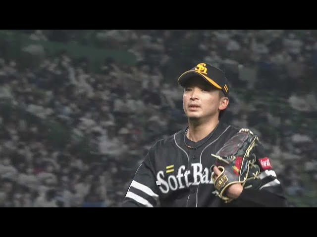 【6回裏】白熱の投手戦!! ホークス・東浜巨 6回まで1安打無失点に抑える!! 2022年4月9日 埼玉西武ライオンズ 対 福岡ソフトバンクホークス