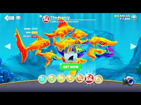 NEW SHARK THE FRENZY!!! (HUNGRY SHARK WORLD)