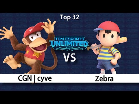 TGM eSports Unlimited - Top32 - CGN | cyve (Diddy Kong, Palutena) vs. Zebra (Ness)