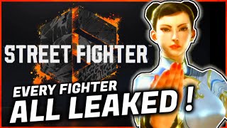 😲 STREET FIGHTER 6 - HUGE LEAK - All 22 Fighters Revealed ! 😲