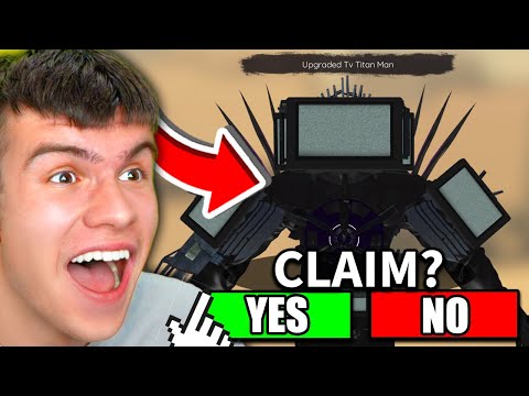 How To Unlock The UPGRADED TITAN TV MAN MORPH Roblox SkibiVerse!