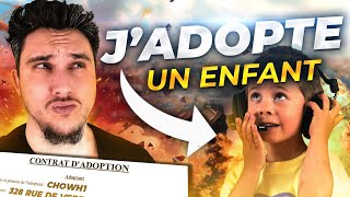 J adopte un enfant sur warzone il est trop chou 