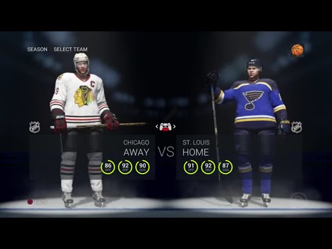 NHL 16: Blackhawks (4-9-3) at Blues (7-7-2) (11/14/2015)
