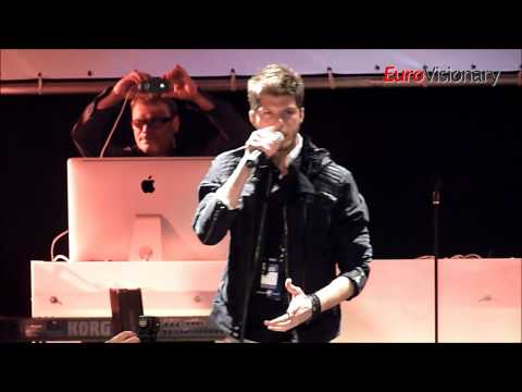 Loucas Yiorkas feat. Stereo Mike at Turkish party - Watch My Dance - Eurovision 2011 - Greece