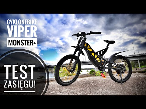 Test Zasięgu eBike CyklonEbike VIPER MONSTER+ 60V 30Ah