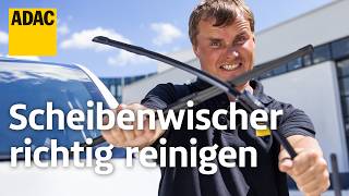 Scheibenwischer quietschen, rattern oder schmieren? DAS hilft I ADAC