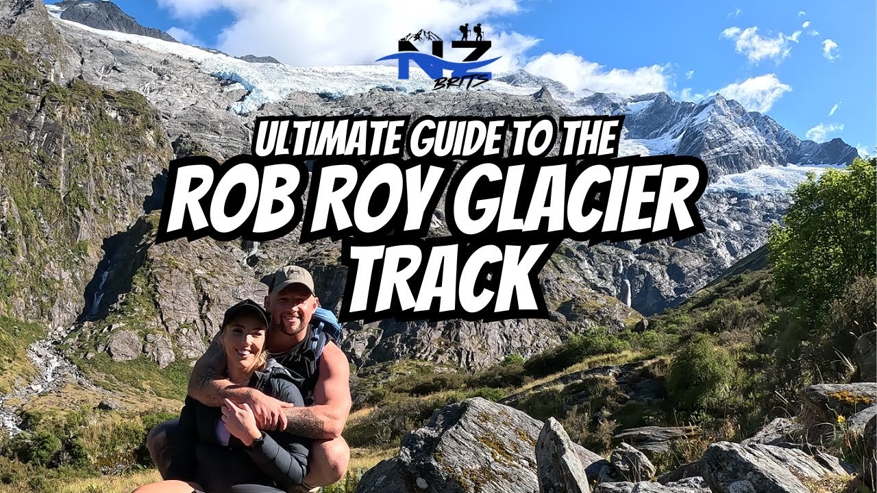 Join an adventurous duo on hike through Rob Roy Glacier Track.