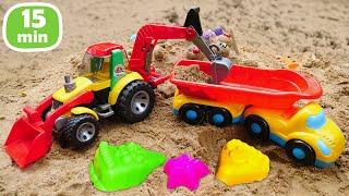 Spielzeug Videos für Kinder Kompilation - lustige Spiele im Sandkasten!
