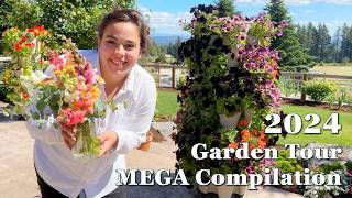 A look back at our 2024 Garden! | Massive Garden Tour Compilation