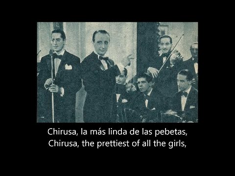 Subtitled Translated Tango - Juan D'Arienzo & Alberto Reynal - Chirusa (1940)